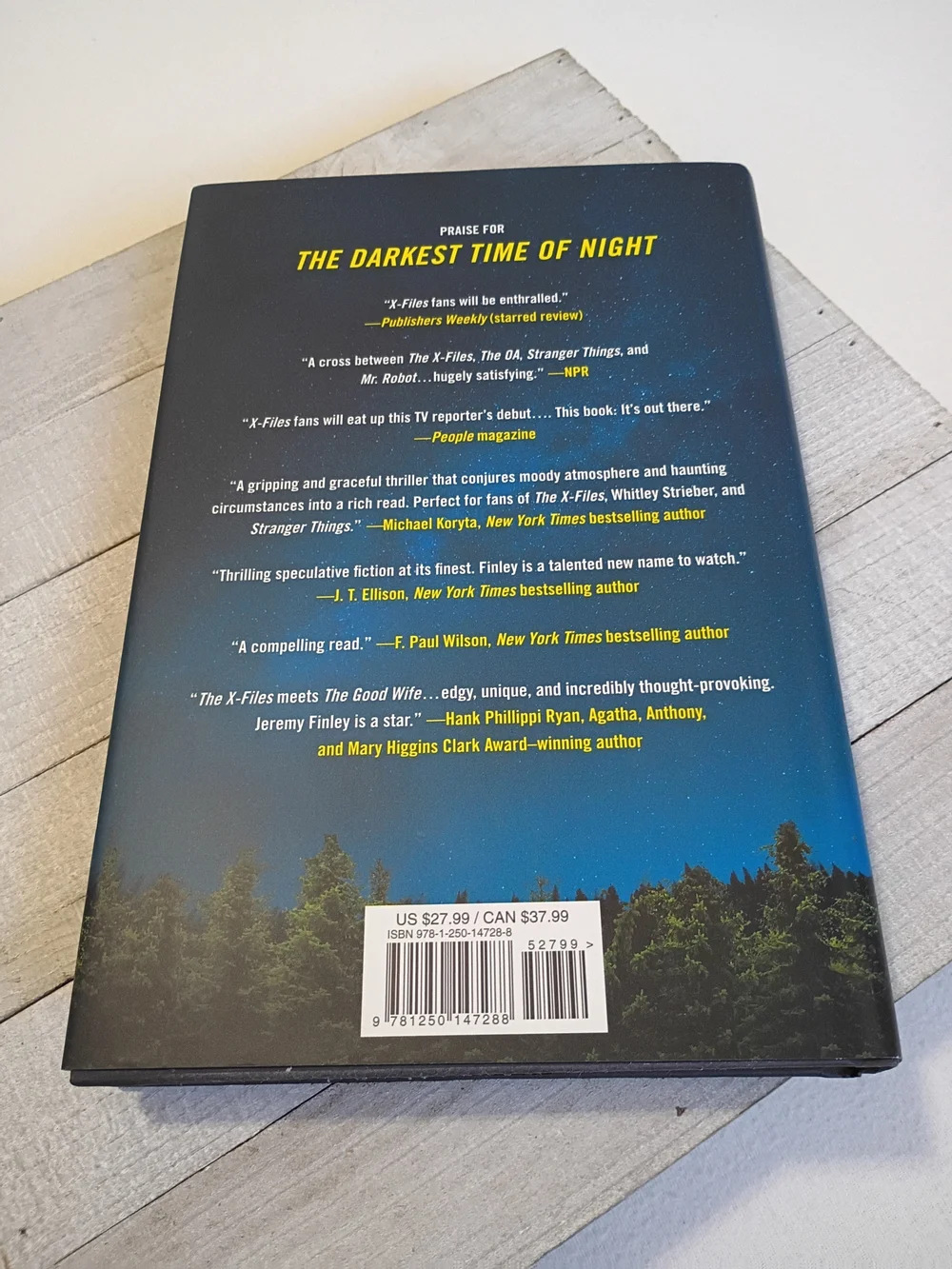 The Dark Above by Jeremy Finley Hardcover Dust Cover 2019 Sci-Fi Thriller Novel